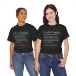 God Is Saying Inspirational Tee — Faith Message Christian T-Shirt