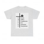 Faith & Coffee Unisex Heavy Cotton Tee - Inspirational Quote Shirt