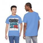 Graffiti Faith Tee - Unisex Heavy Cotton Shirt, Christian Apparel, Urban Style, Inspirational Gift, Casual Wear