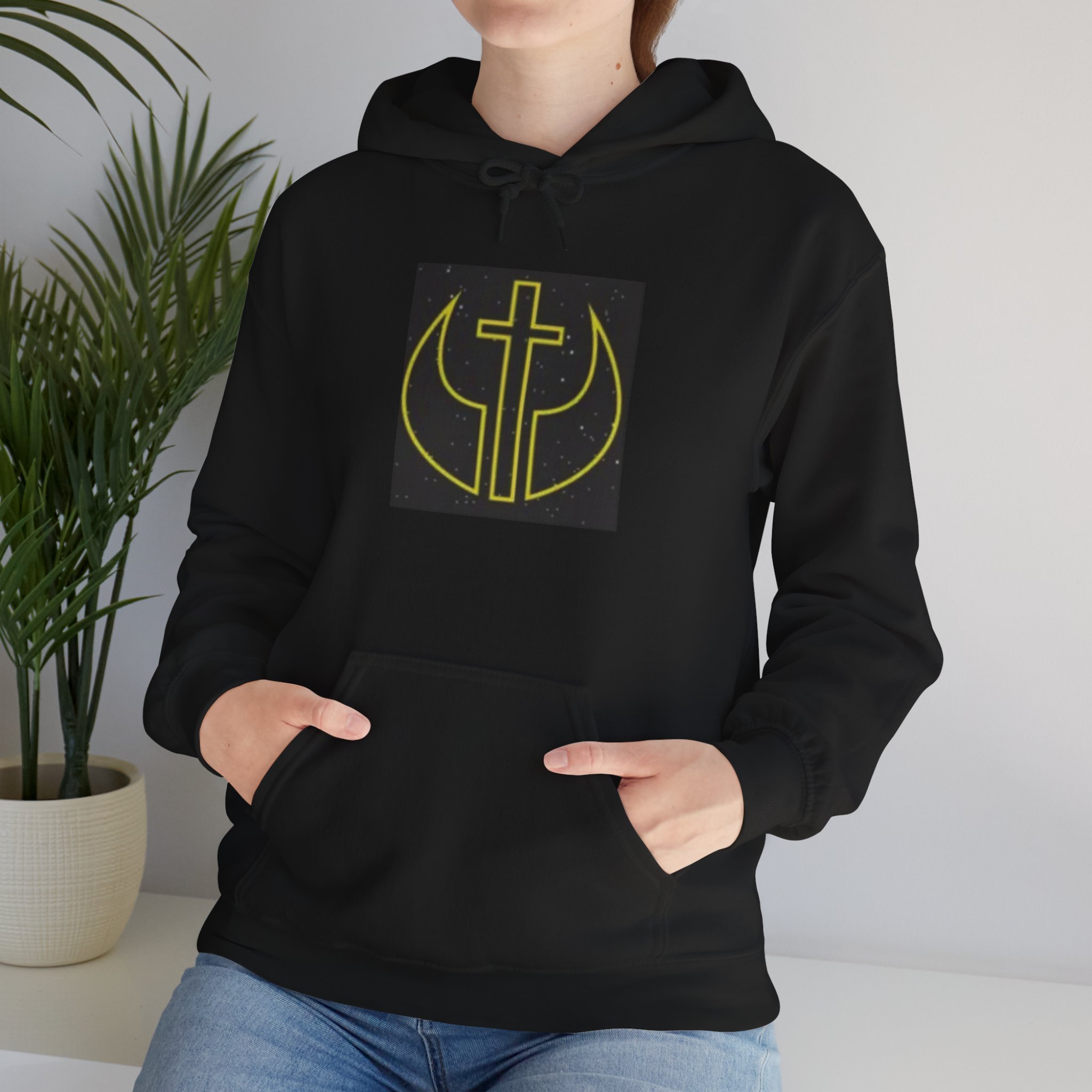 Faith-Inspired Unisex Hoodie, Cozy Christian Sweatshirt, Gift for Believers, Spiritual Apparel, Church Event Wear