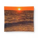 Sunset Ocean Cotton Comforter — Warm Beach-Inspired Bedding