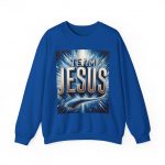 Team Jesus Crewneck Sweatshirt, Christian Apparel, Unisex Religious Clothing, Inspirational Gift, Cozy Sweatshirt for Faith