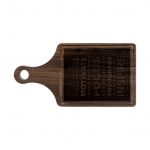 Engraved Motivational Wooden Cutting Board — 'Focus, Inspire, Encourage'