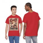 T-Shirt — "Call on His Name" Vintage Christian Phone Graphic Tee