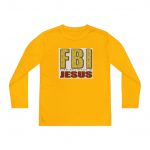 Youth Long Sleeve Tee - FBI for Jesus | Faith-Based Apparel, Religious Gifts, Christian Youth Wear, Casual Tees, Inspirational Shirts