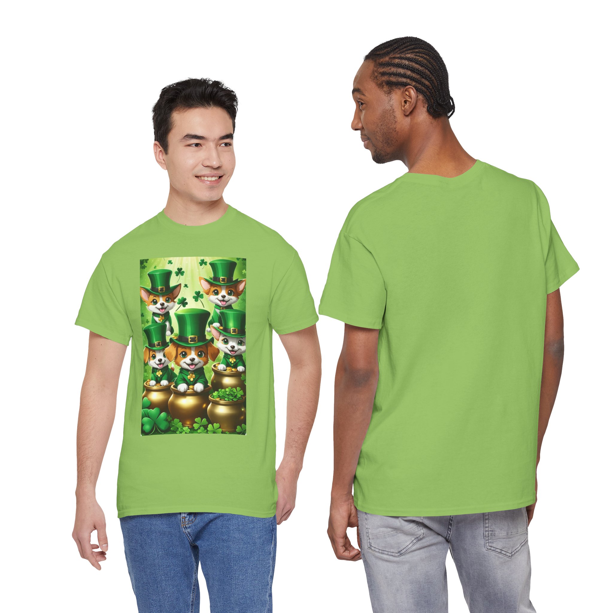 St. Patrick’s Day Lucky Corgis T-Shirt