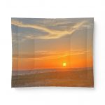 Sunset Beach Comforter — Cotton Sunset Landscape Bedding