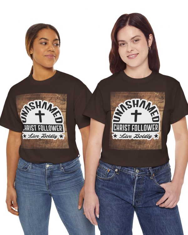 Unashamed Christ Follower Tee - Live Boldly, Faith-Inspired Apparel, Christian Gift, Casual Wear, Everyday Tee