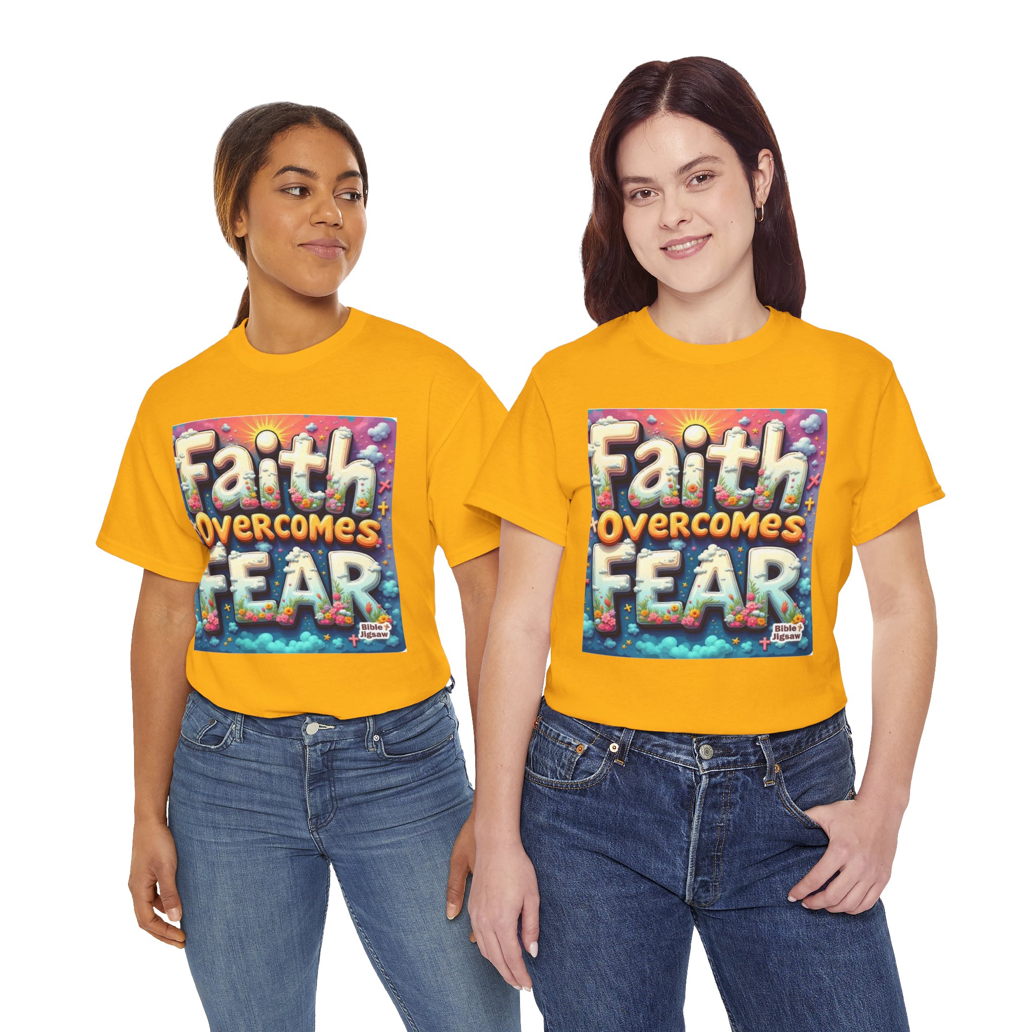 Faith Overcomes Fear Graphic Tee