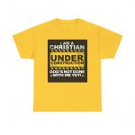 Unisex Christian Under Construction Tee, Faith-Based Shirt, Inspirational Graphic Tee, Casual Wear, Gift for Believers