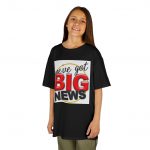 Exciting Announcement Kids T-Shirt, Fun Kids Tee, Gift for Kids, Big News Shirt, Celebration Tee, Birthday Gift, Playful Kids Apparel