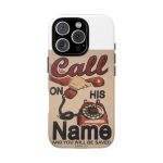 Phone Case — Vintage "Call On His Name" Tough Magnetic Cover