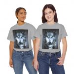 Wolf Forest Graphic Tee — Mystical Wolf Nature T-Shirt