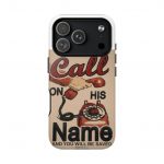 Phone Case — Vintage "Call On His Name" Tough Magnetic Cover