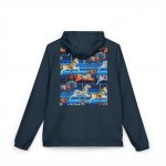 Horse Print Windbreaker Jacket