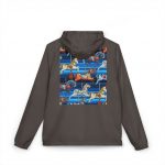 Horse Print Windbreaker Jacket