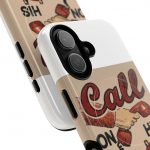 Phone Case — Vintage "Call On His Name" Tough Magnetic Cover