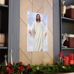 Jesus Christ Wall Poster — Matte Vertical Religious Print for Home, Church, or Prayer Room