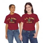 U.S. Army Veteran T-Shirt — Military Emblem Tribute Tee