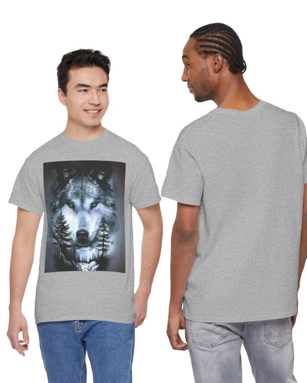 Wolf Forest Graphic Tee — Mystical Wolf Nature T-Shirt
