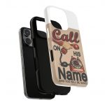 Phone Case — Vintage "Call On His Name" Tough Magnetic Cover