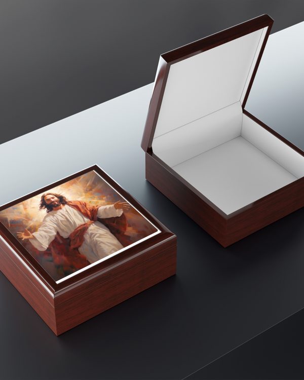Religious Jewelry Box – Jesus Portrait Keepsake Box