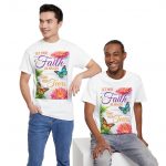 Faith Over Tears T-Shirt — Inspirational Butterfly Floral Christian Quote Tee