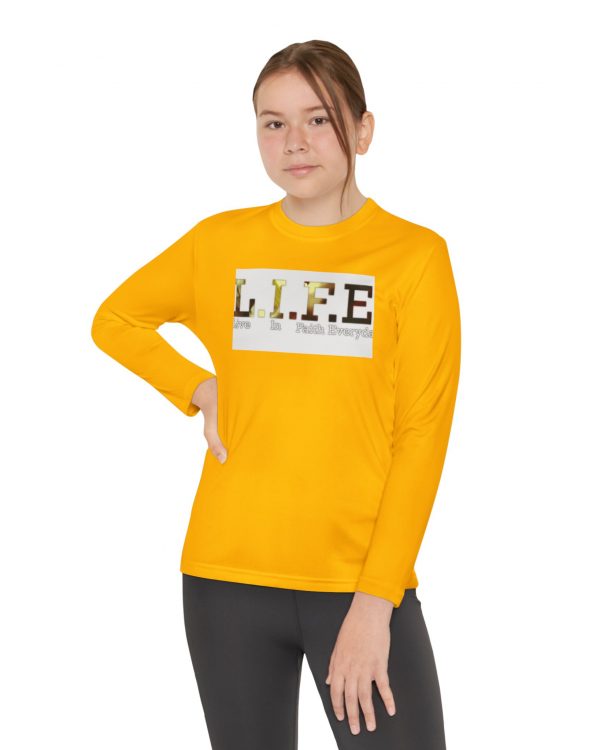 L.I.F.E. Youth Long Sleeve Tee | Motivational Tee, Kids Apparel, Birthday Gift, Activewear, Stylish Casual Wear