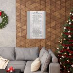 Ten Commandments Matte Vertical Poster — Vintage Scripture Wall Art