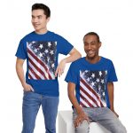 American Flag Graphic Tee — Vintage Stars & Stripes Patriotic T-Shirt