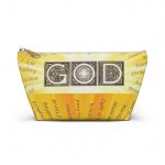 God Sunburst Accessory Pouch — Christian Inspirational Faith Makeup Bag