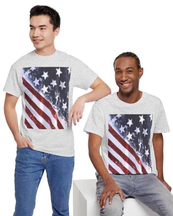 American Flag Graphic Tee — Vintage Stars & Stripes Patriotic T-Shirt