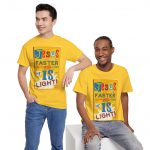 Faith Graphic Tee — "Jesus Is the Light" Inspirational Christian T‑Shirt
