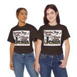 Christian T-Shirt - "Exercise Your Faith... Walk With Jesus" Inspirational Tee