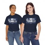 Heal Cancer Faith T-Shirt — "Heal Cancer" with Bible Verse (Matthew 17:20)