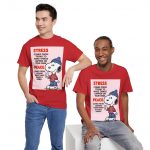 Snoopy Peace & Stress Quote T-Shirt — Inspirational Graphic Tee