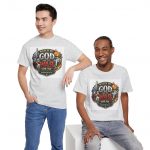 Christian Armor T-Shirt - "Watch My God Go to War for Me" Faith Tee (Exodus 14:14)