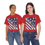 American Flag Graphic Tee — Vintage Stars & Stripes Patriotic T-Shirt