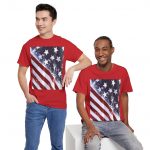 American Flag Graphic Tee — Vintage Stars & Stripes Patriotic T-Shirt
