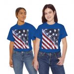 American Flag Graphic Tee — Vintage Stars & Stripes Patriotic T-Shirt