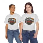 Christian Armor T-Shirt - "Watch My God Go to War for Me" Faith Tee (Exodus 14:14)