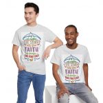 Faith Umbrella T-Shirt — "No Matter the Storm, May Your Faith Be Stronger Than Your Fears" Inspirational Tee