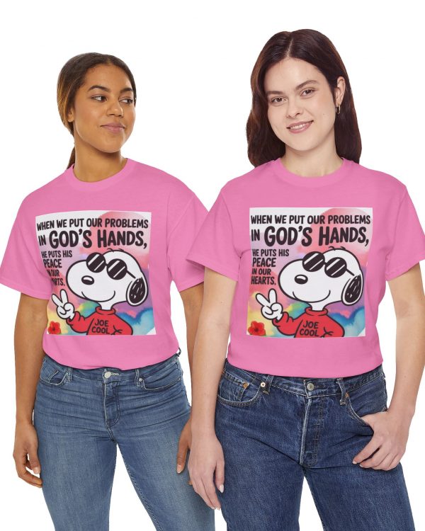 Snoopy ‘When We Put Our Problems in God’s Hands’ T‑Shirt