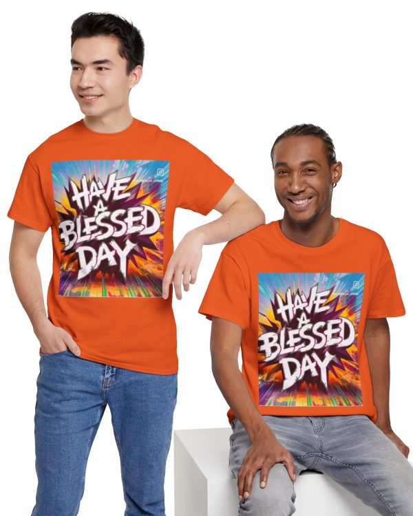Have a Blessed Day T-Shirt — Colorful Graffiti Faith Tee
