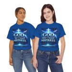 Christian T-Shirt — "God Don't Make Mistakes" Inspirational Faith Tee