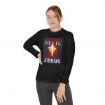 Youth Long Sleeve Faith Tee | Christian Apparel, Religious Gifts, Teens, Inspirational Clothing, Back Off Devil Design