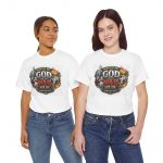 Christian Armor T-Shirt - "Watch My God Go to War for Me" Faith Tee (Exodus 14:14)