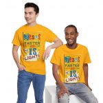 Faith Graphic Tee — "Jesus Is the Light" Inspirational Christian T‑Shirt