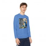 Youth Long Sleeve Faith Tee, Christian Apparel for Kids, Spiritual Gifts, Resurrection Message, Easter Celebration Wear