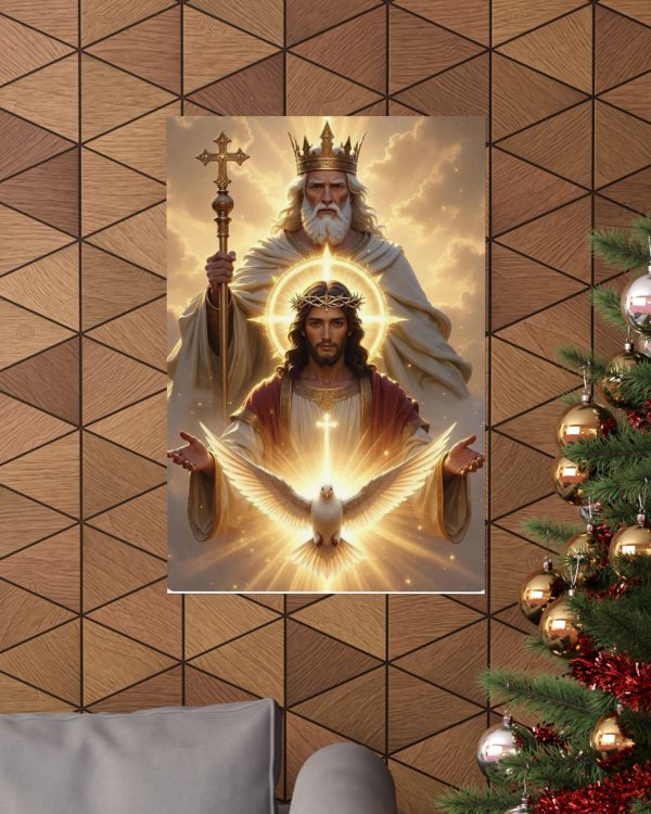 Religious Poster — Trinity Illustration Matte Vertical Wall Art